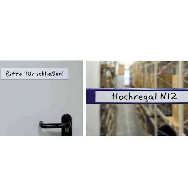 Magnetband - MAUL - 20 mm x 10 m - Tjocklek 1 mm - Vit - Multi-användning Vit