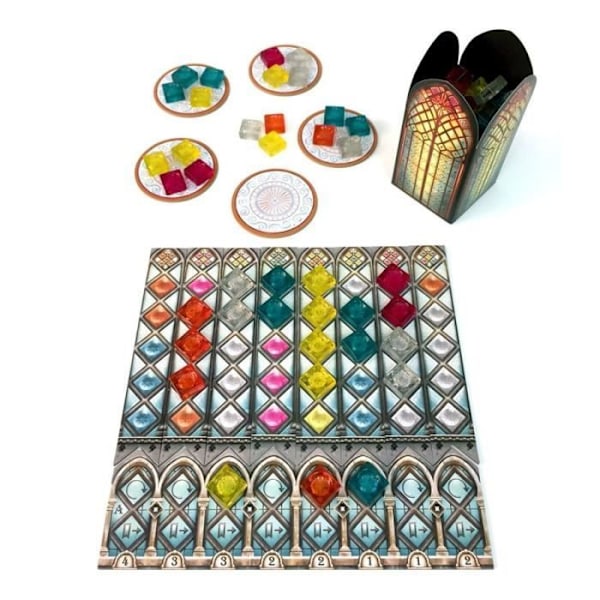 Azul brädspel - ASMODEE - Fönstren i Sintra - Från 8 år - Flerfärgad - 2 spelare eller fler Flerfärgad