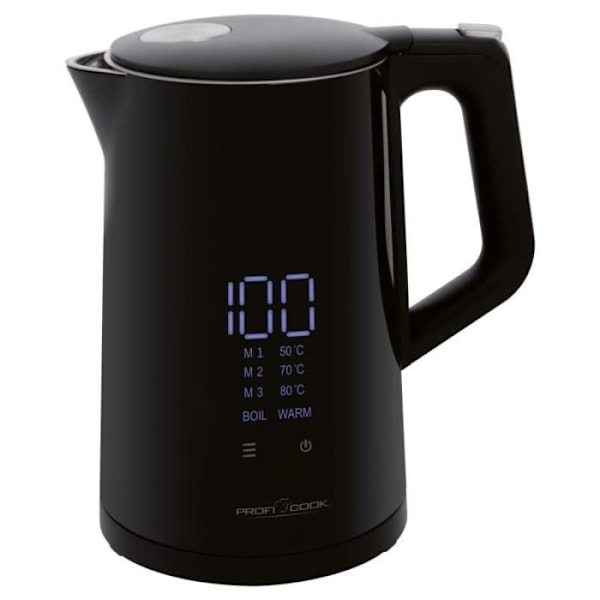Elektrisk vattenkokare med pekskärm 1,7L Proficook PC-WKS1243