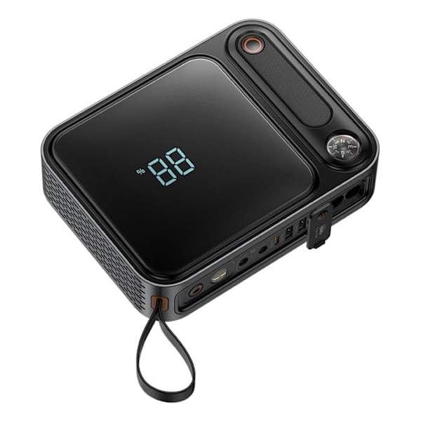Baseus - Car Jump Starter Super Energy Ultra (C00251400111-00) - Externt batteri, USB, Type-C, 3000A, 26800mAh - Svart