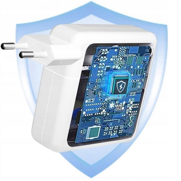 Laddare - väggadapter Lextool Strömförsörjning för Apple bärbar dator 85 W 20 V 4,25 A MgSafe2
