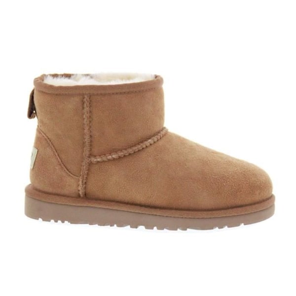 UGG Classic Mini II Chesnut Ankel Boots - Barn - Hög - Läder - Platta kastanj 32