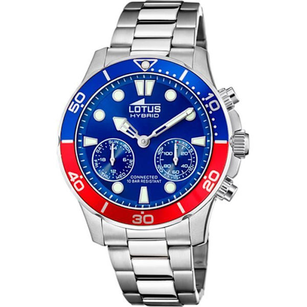 Smartklocka - Lotus - 18800/4 - Hybrid Chrono - Vattentät 10ATM - Bluetooth Mörkgrå