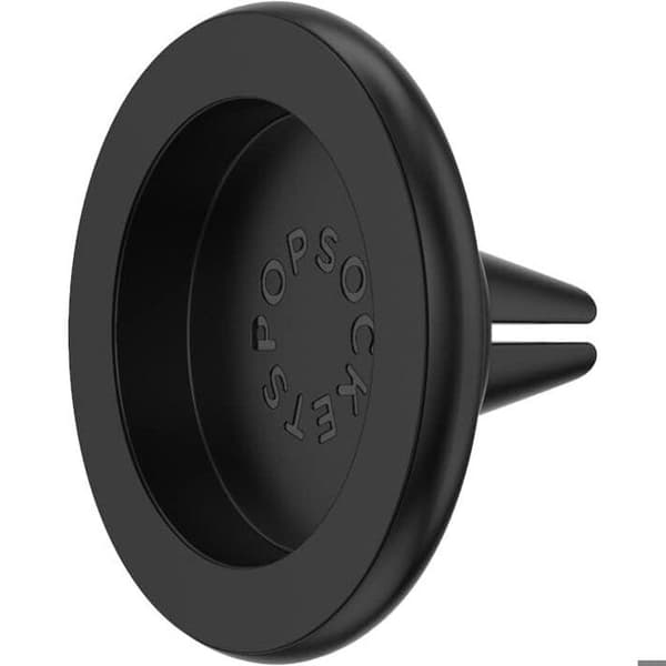 Bilaccessoar - POPSOCKETS - Popmount bilventil - Svart - ABS-plast - Smartphone-stativ svart