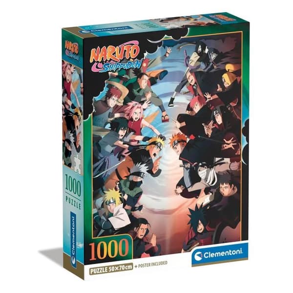 Pussel 1000 bitar: Naruto Shippuden Flerfärgad
