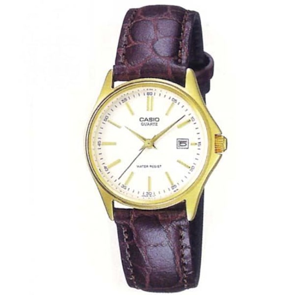 LTP1183Q-7A Casio Hand Dateklocka för kvinnor... Vit