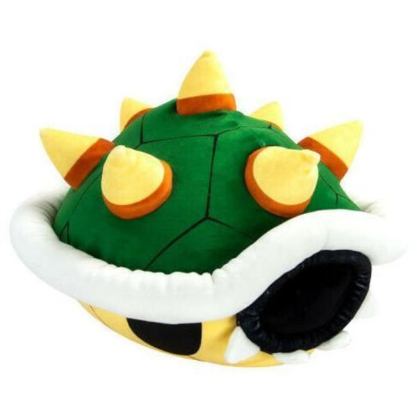 Super Mario Mario Kart plyschfigur - Bowsers Panzer (Mocchi-Mocchi Club) - Grön/Gul Grön gul