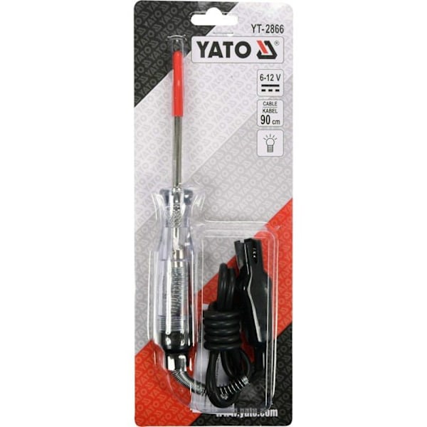Testare elektrisk - kontinuitetstestare Yato - YT-2866 - Bilspänningstestare YT. 6-12 V 2866