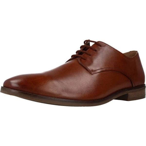 Oxfordskor för män - CLARKS - 102266 - Brun - Syntet kastanj 43