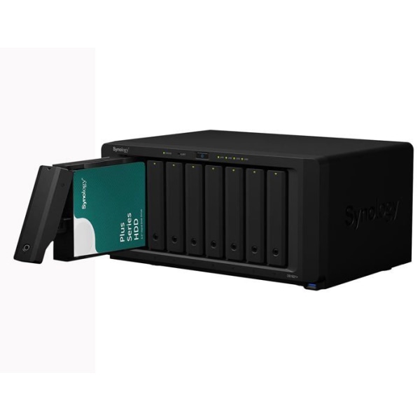 Synology - DS1821+/4G/3Y/32T-HAT3300/MONTERA - DS1821+ 4GB NAS 32TB (8X 4TB) HAT3300, sätter ihop och testar med OS DSM installerat