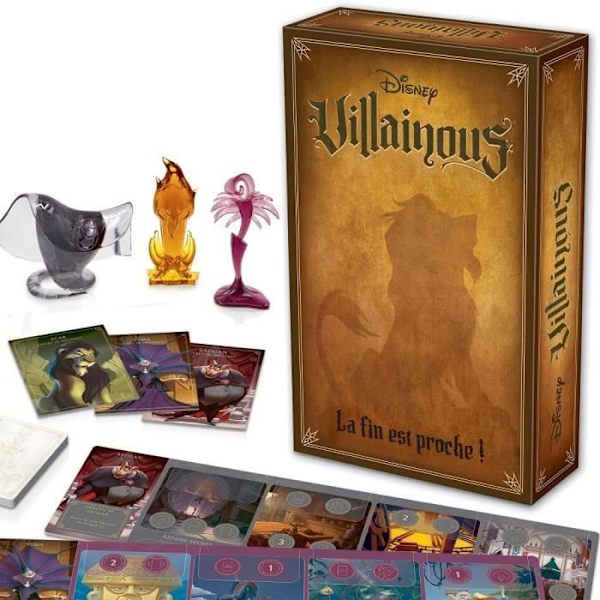 Ravensburger - Disney Villainous Extension 2 - Slutet är nära - Strategispel - 2 till 3 spelare från 10 år - Fransk version Blå