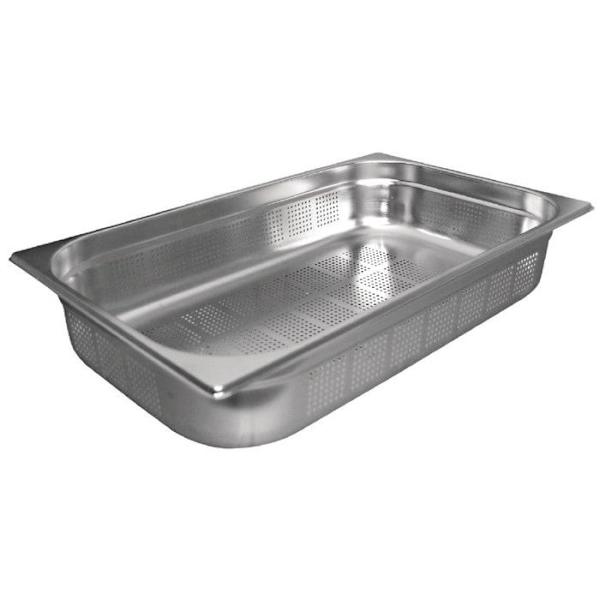 Bac Gastro Inox - Vogue - GN 1/1 - 200 mm - Rektangulär - 28L Rostfritt stål