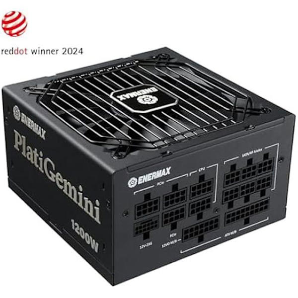 ENERMAX PlatiGemini ATX 3.1 & ATX12VO 1200W 80PLUS Platinum Hybrid Strömförsörjning
