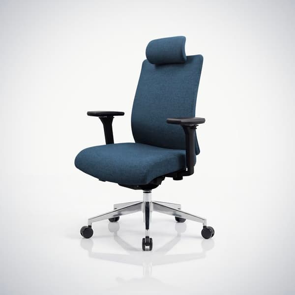 JAN NOWAK Ergonomisk kontorsstol mörkblå VECTOR