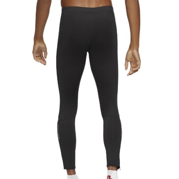 Nike Tight Fitness Leggings för män - Svart/Vit - Elastisk midja - Polyester/Elastan Svart M