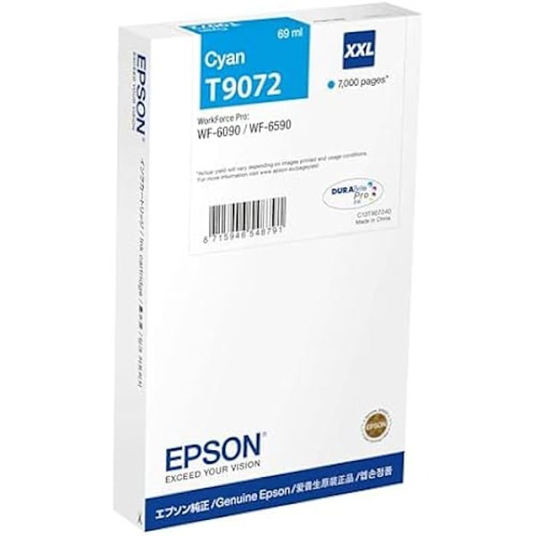 EPSON T9072 Cyan 7000 sidor