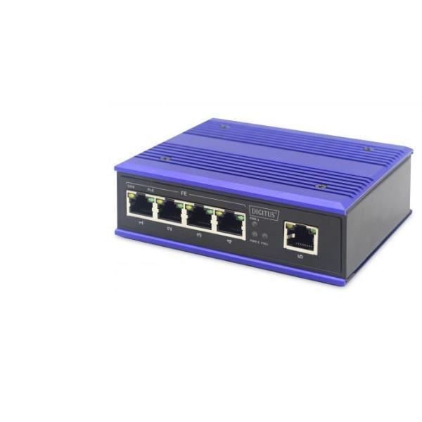 Fristående switch - Digitus by Assmann Poe Gb Industrial 4ports Switch