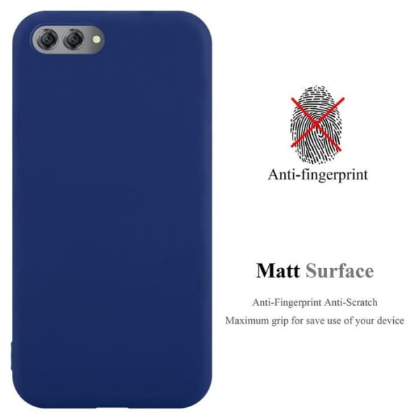 Fodral för Huawei NOVA 2s i CANDY DARK BLUE Cadorabo Cover Protection silikon TPU-fodral