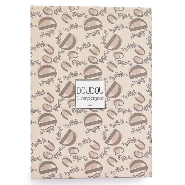 DOUDOU kanin - Sandbeige täcke