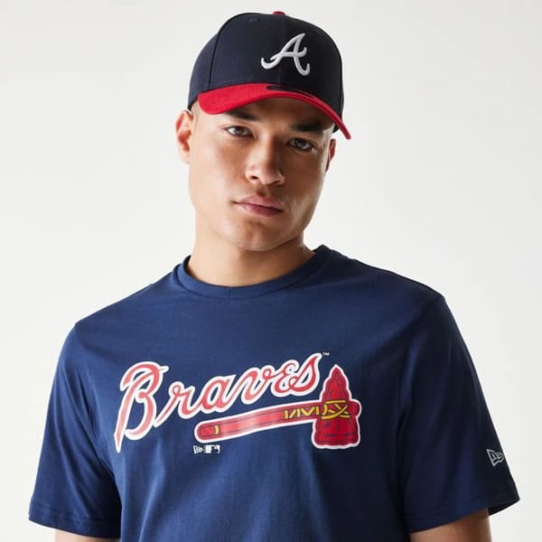 T-shirt Braves Nos MLB Regular - obsidianblå obsidianblå S