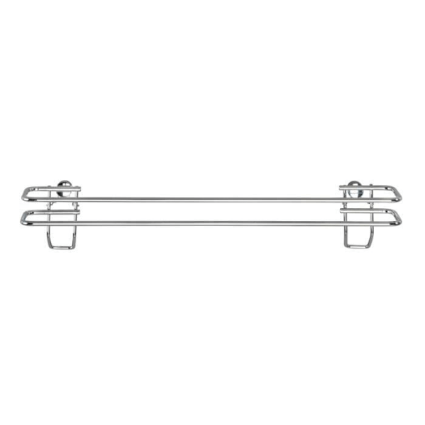 Handduksställ - WENKO - Classic - Stål - 2 Stänger - 40x8x8,5 cm Flerfärgad