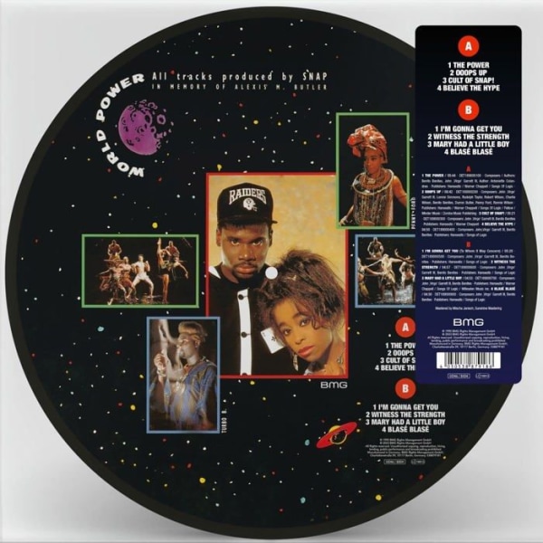 Vinyl internationell sort Bmg rättighetshantering World Power Limited Edition Picture Disc