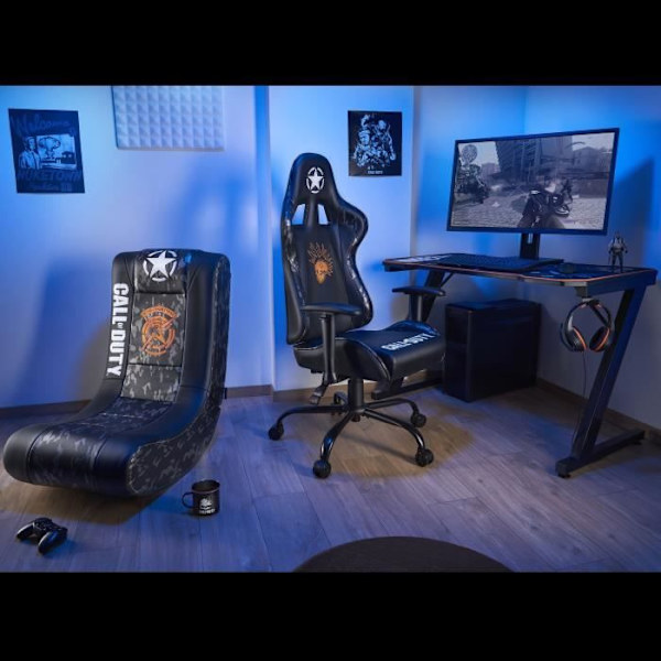 Gaming Seat - SUBSONIC - Call of Duty (COD) - Vuxenmodell - Officiellt licensierad Svart