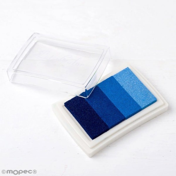 Mopec dekorativ bläckdyna - K43.03 - Blå bläckdyna av skum 7,5 x 5,2 cm