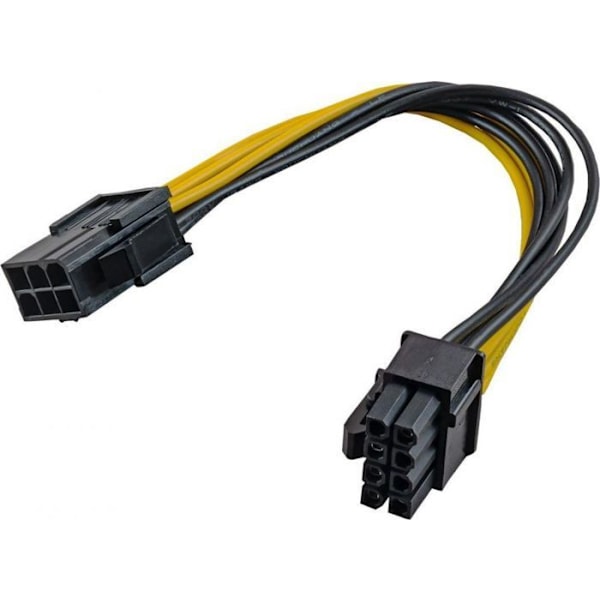 Akyga integrationskabel - AK-CA-07 - 6-stift PCI-E till 8-stift PCI-E adapterkabel 20 cm