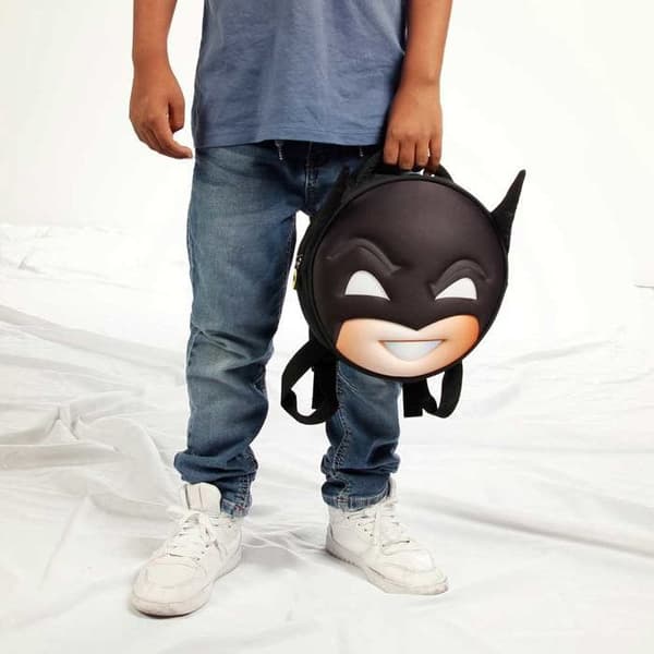 Emoji Rygsæk - DC Comics Batman Send - Sort - One Size Svart