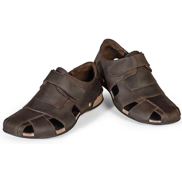 JACK FLETCHER BASICS PANAMA SANDAL BRUN 41