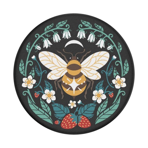 Smartphone grepp - POPSOCKETS - Bee Boho - Bee print - Repositionable - PopMounts-kompatibla bee boho