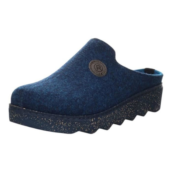 Chaussons - ROHDE - 6120 - Bekväma och varma - Platt häl - Dam Blå 36