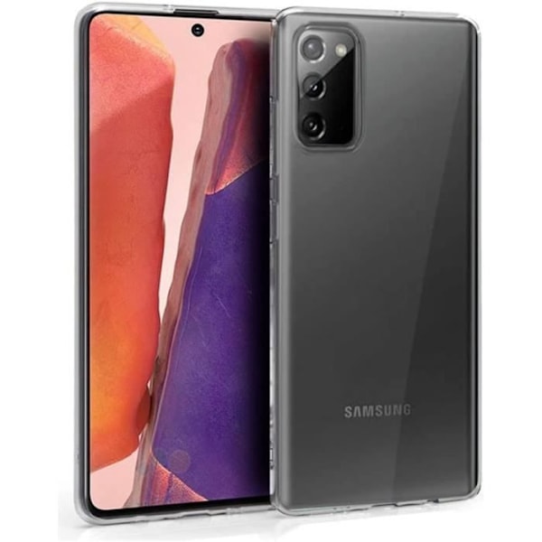 Coque - COOL - Samsung Galaxy Note 20 - Silikon - Transparent - Maximalt skydd Transparent