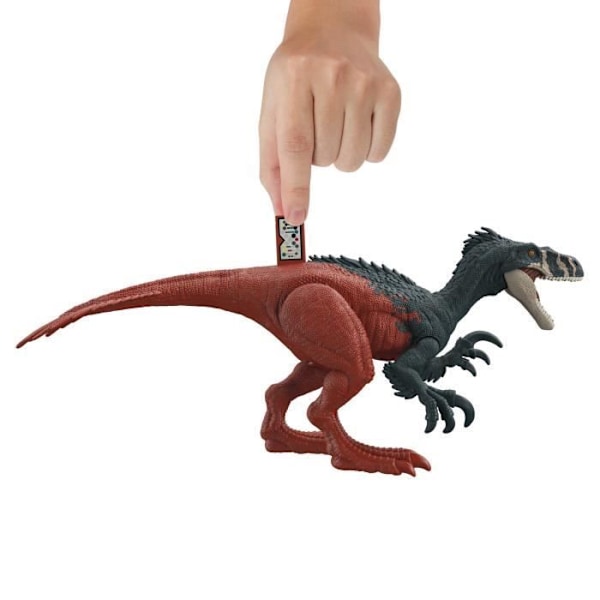 Jurassic World Figure - MATTEL - Sound Megaraptor - Ledad - 26cm - 4 år och över Flerfärgad