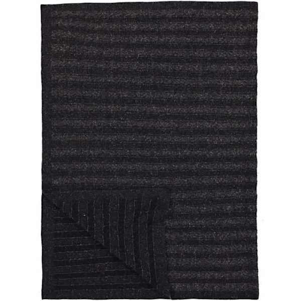 Marc OPolo Javik Rutig, 70% Bomull 30% Akryl, Antracit, 130 cm x 170 cm - 730268-491-001
