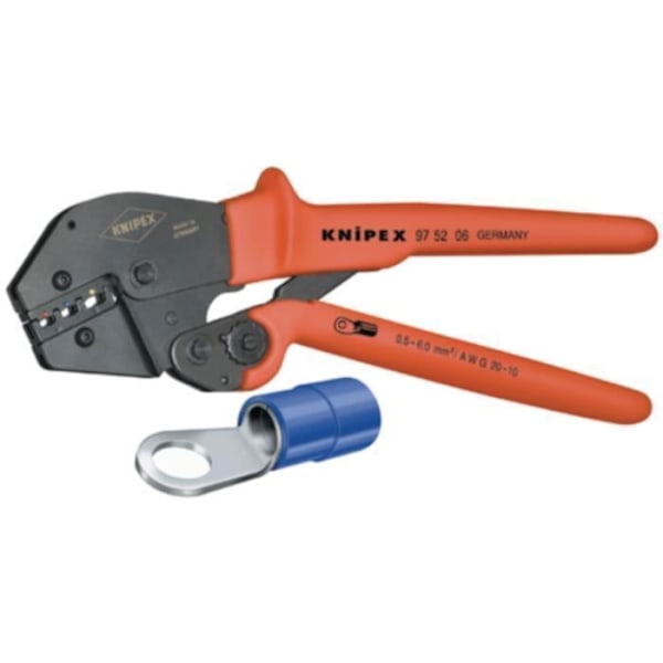 Krymptång - KNIPEX - 97 52 06 SB - Elanslutningar - Låsbar