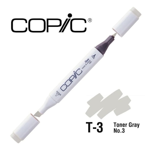 Copic Marker T3 Toner Gray No.3 Grå