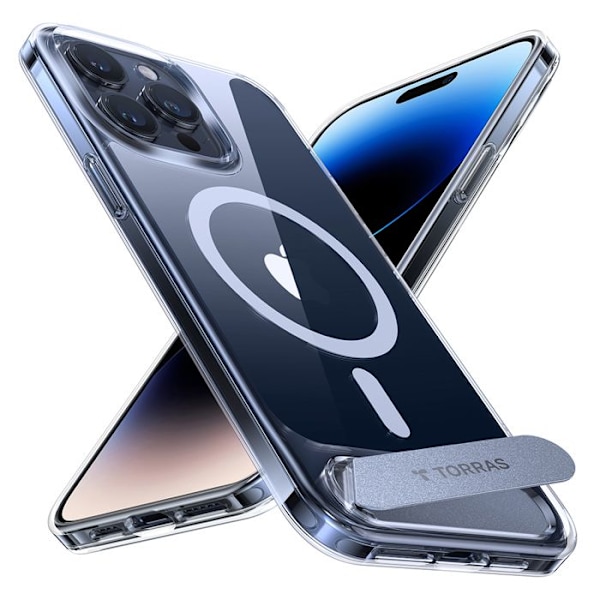 Skal för iPhone 15 Pro - Torras Pstand - Transparent transparent