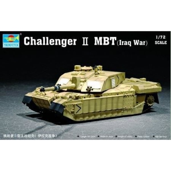 Modellsats - TRUMPETER - Challenger II Irakkriget - 1:72 - Plast