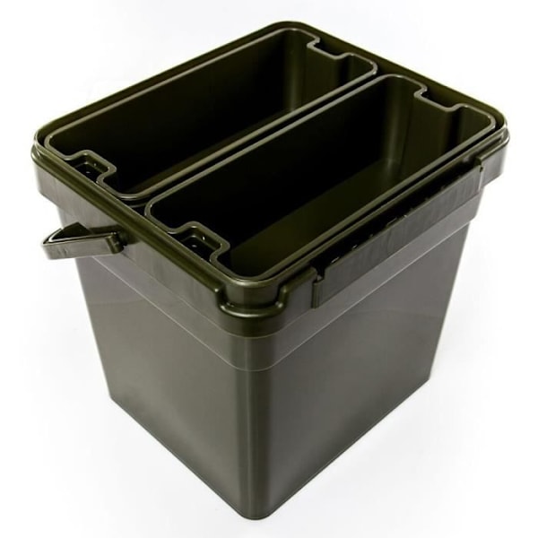 Karphink - Ridge Monkey - 17 liter - Grön - Modulär hink Standard - Praktisk och kompakt