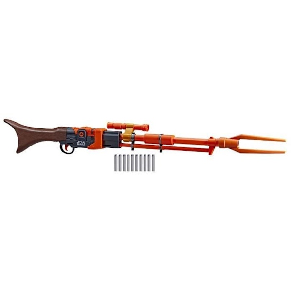 NERF - Star Wars - Amban Phase -pulse Blaster - The Mandalorian - sikte - 10 NERF pilar - Elit - 1 - 27 m lång
