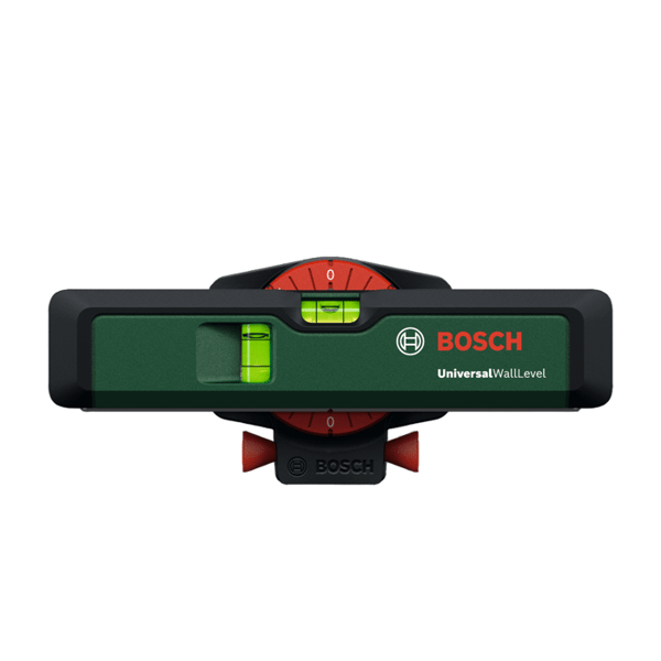 Laserlinjer BOSCH - UniversalWallLevel - Med manual + 2 batterier x 1,5V AA Grön