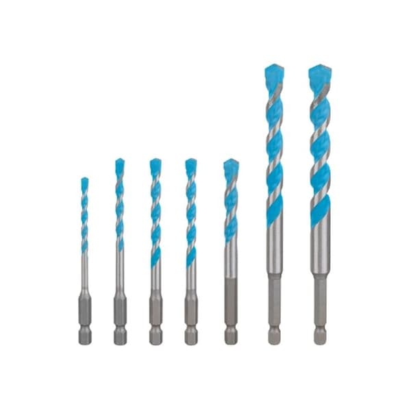 Spärr - BOSCH - EXPERT HEX-9 MultiConstruction - 7 delars set - Karbid - Hög precision