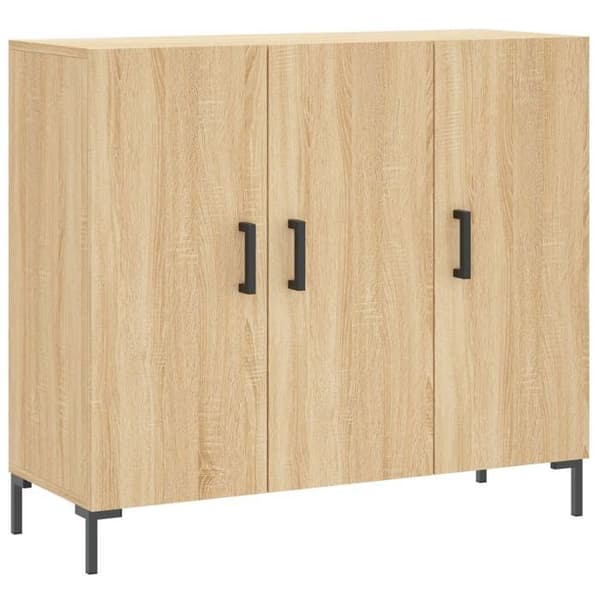 vidaXL Buffé eksonoma 90x34x80 cm ingenjörsträ 828111