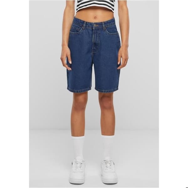 Urban Classics 90-tals bermudashorts för kvinnor blå 34