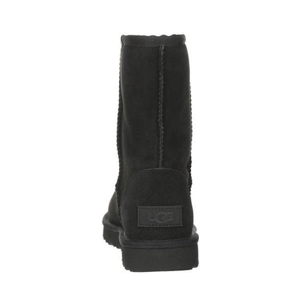 Stövlar - UGG - Classic Short II - Läder - Platt - Hög - Fläck- och vattentålig Svart 36