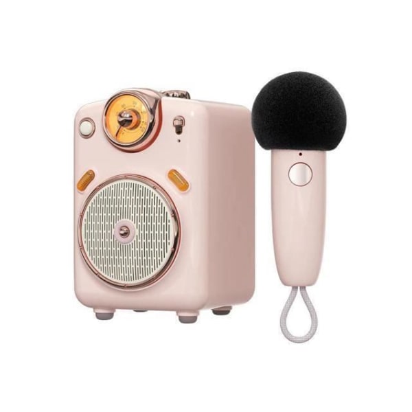 Divoom Fairy-OK Karaoke Set, Premium MINI Mikrofon, 7 Voice Mode Portable Party, rosa