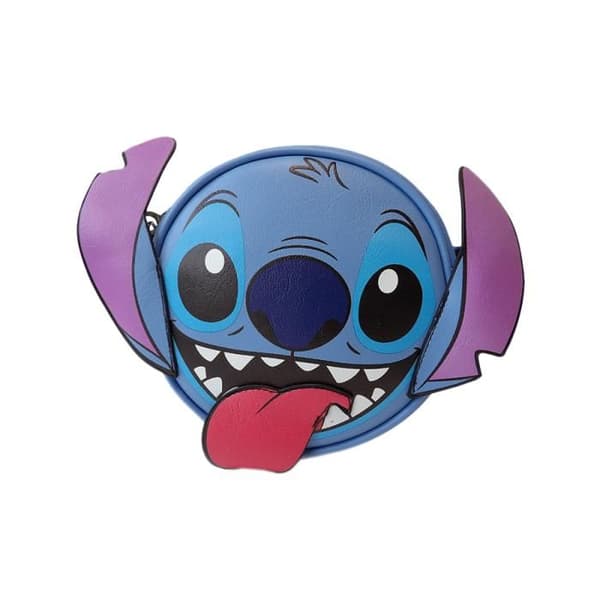 Disney 3D Stitch Rund Väska Blå