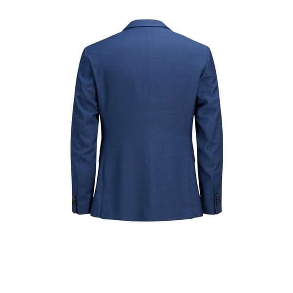 Blazer - Jack & Jones - Solaris - Slim fit - Elastan - Mini-rutigt Cyanblått 58